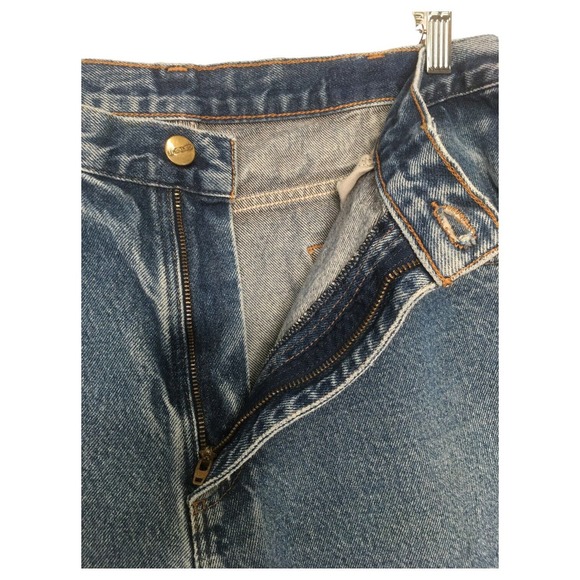 Carhartt Jeans Mens 38X30 Relaxed Fit Straight Leg Medium Wash Denim Blue - Picture 4 of 13